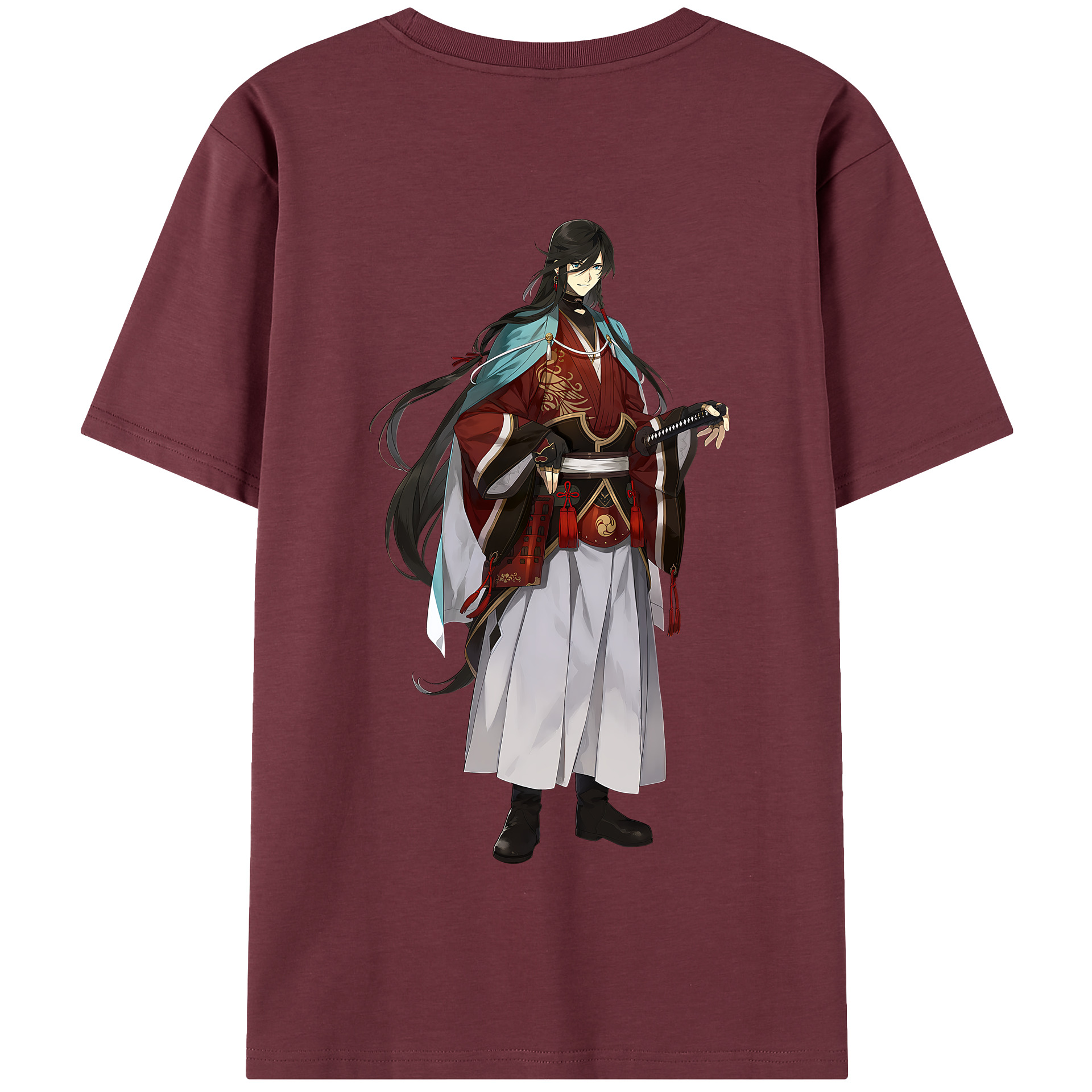 （画像用） 刀剣乱舞 Touken Ranbu 綿100％半袖Tシャツ（背面プリント）